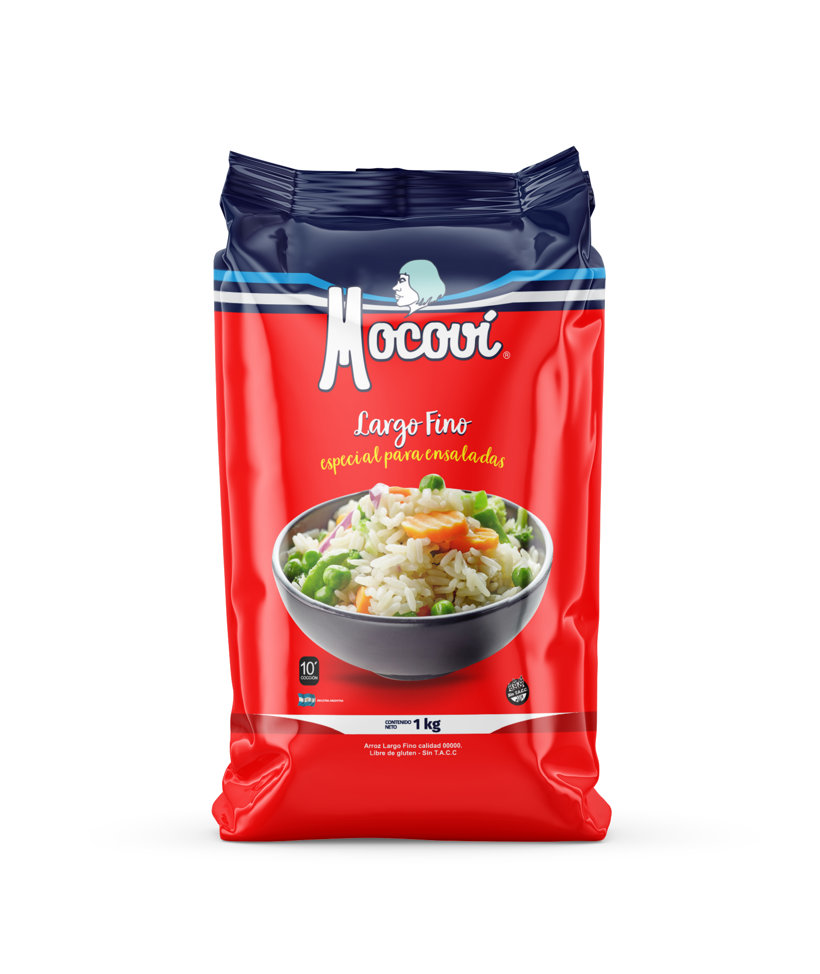 ARROZ MOCOVI LARGO FINO 1KG LAMINADO