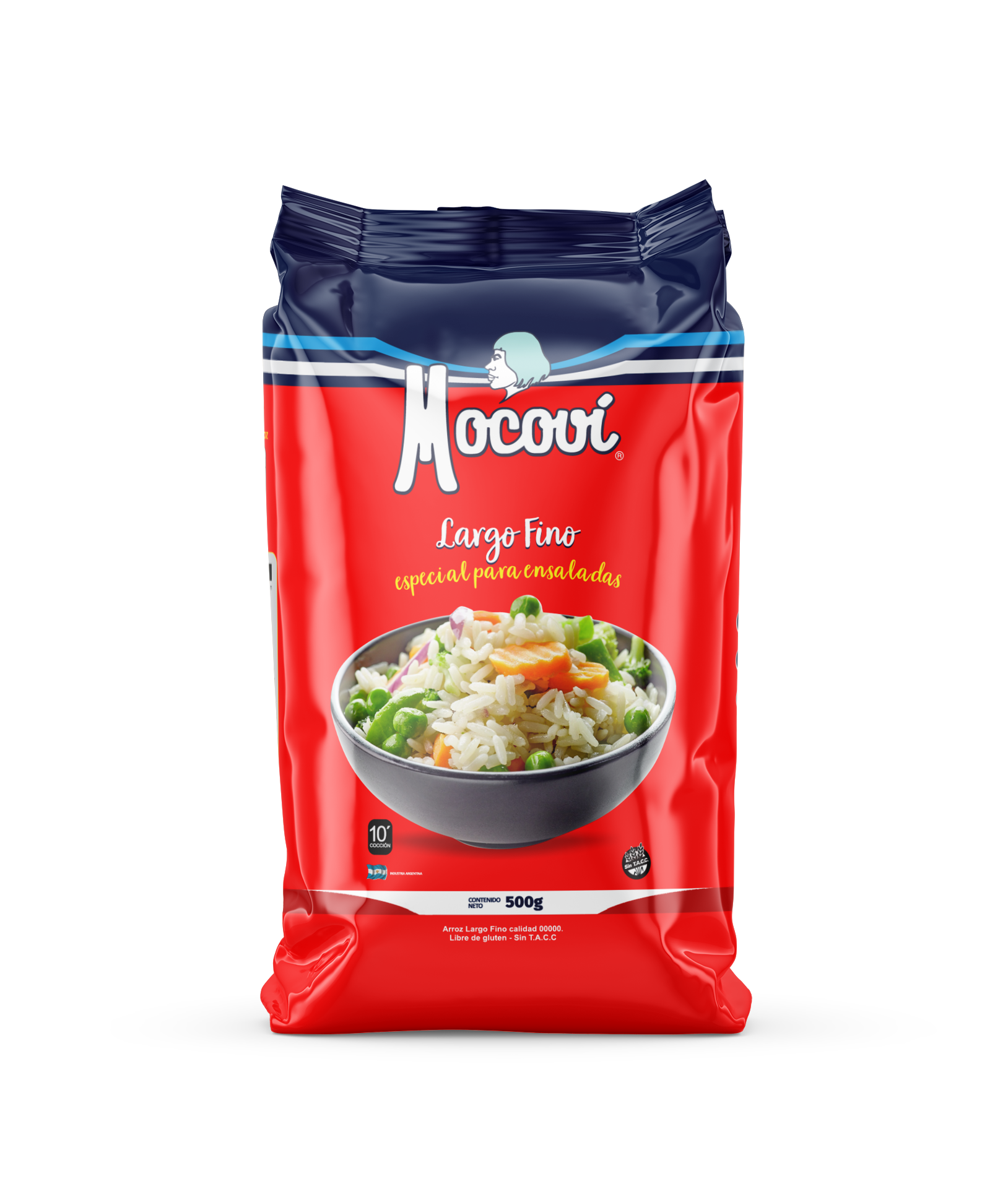 ARROZ MOCOVI LARGO FINO 500 GR LAMINADO