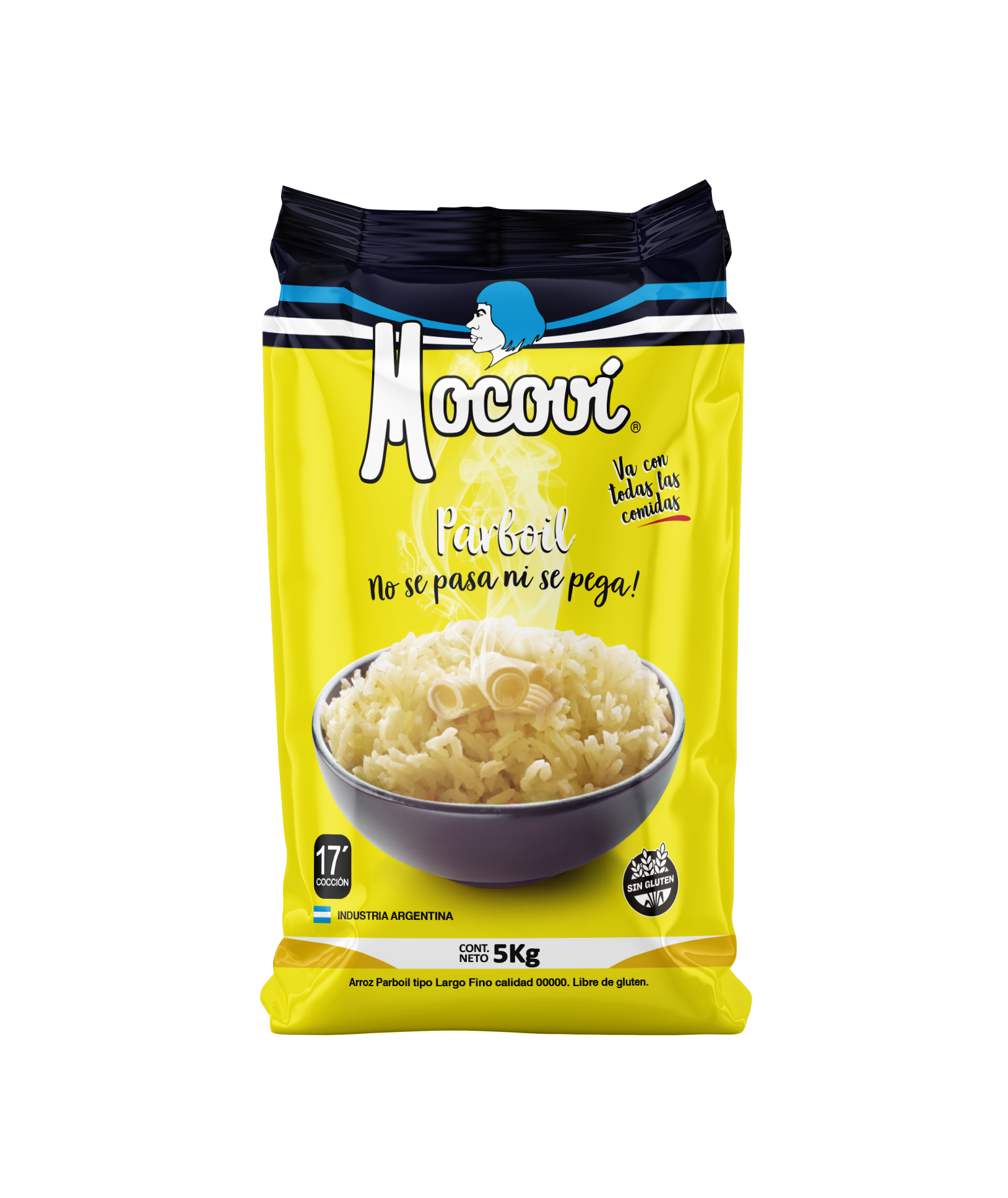 ARROZ MOCOVI PARBOIL 5 KG LAMINADO